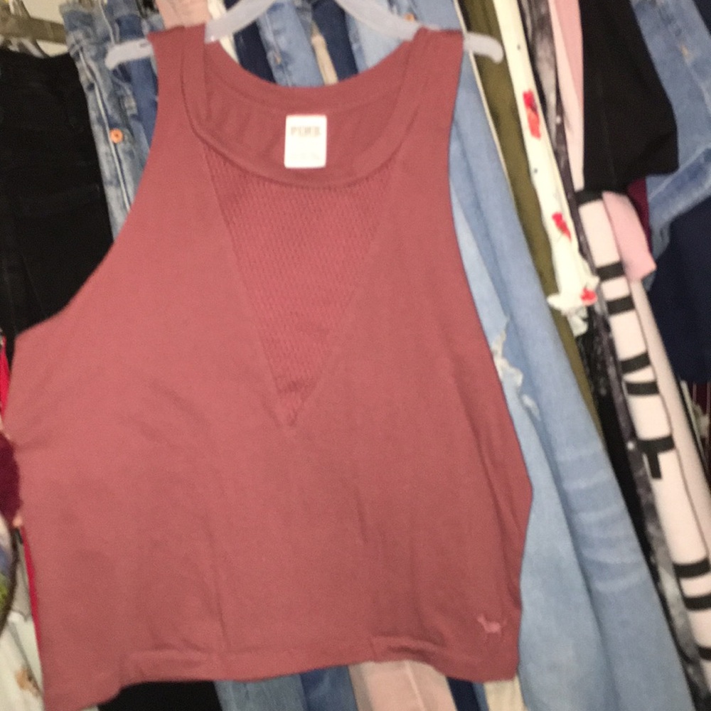 PINK WORKOUT TOP